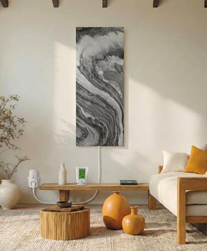 Mörk marmor 800 watt