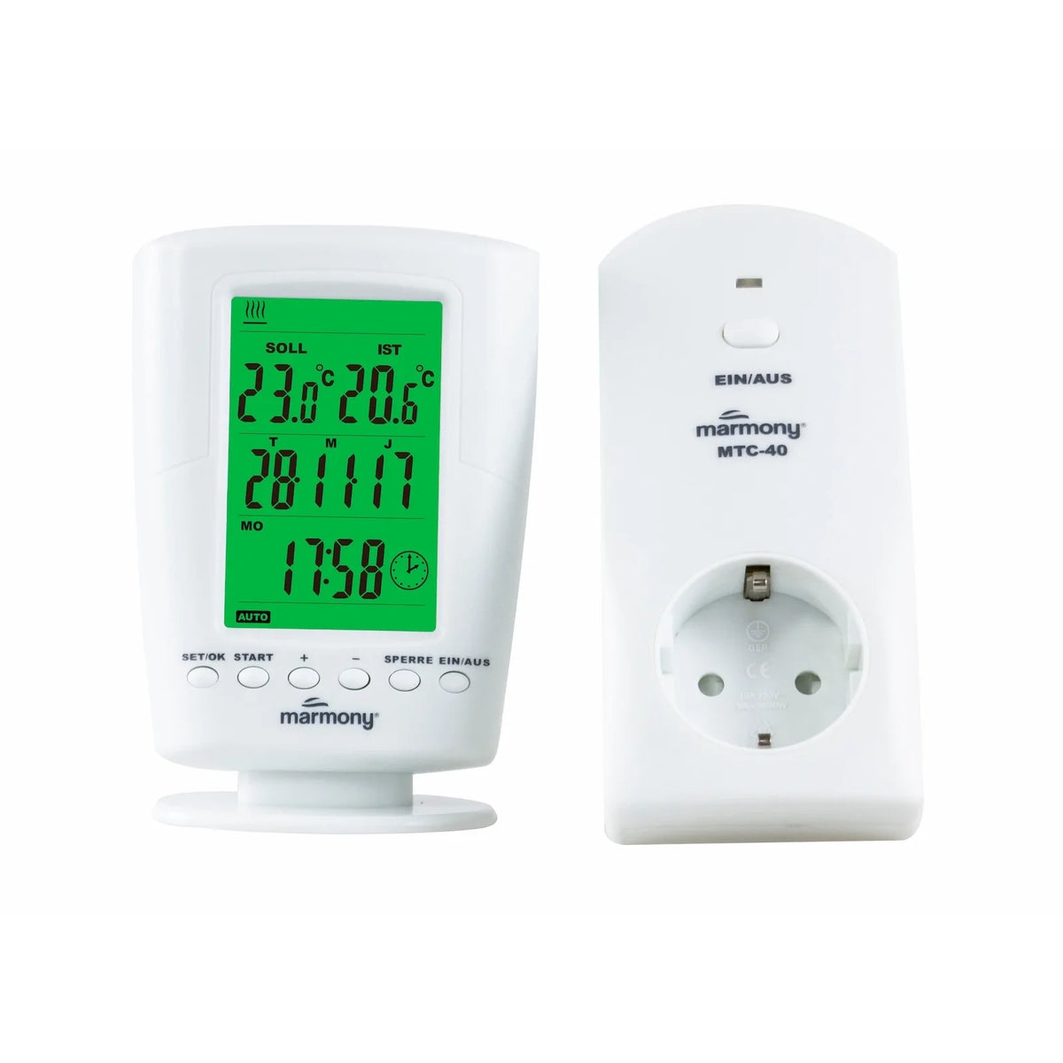 Funkthermostat MTC-40 beleuchtet